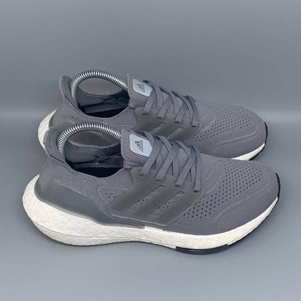 Adidas Ultraboost 21 Grey Running Shoes FY0404 Women's‎ Sz 7
